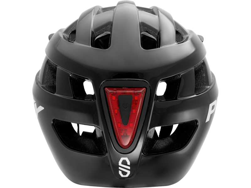 Kask dziecięcy rowerowy ze światełkiem Puky M czarny 54-58 cm