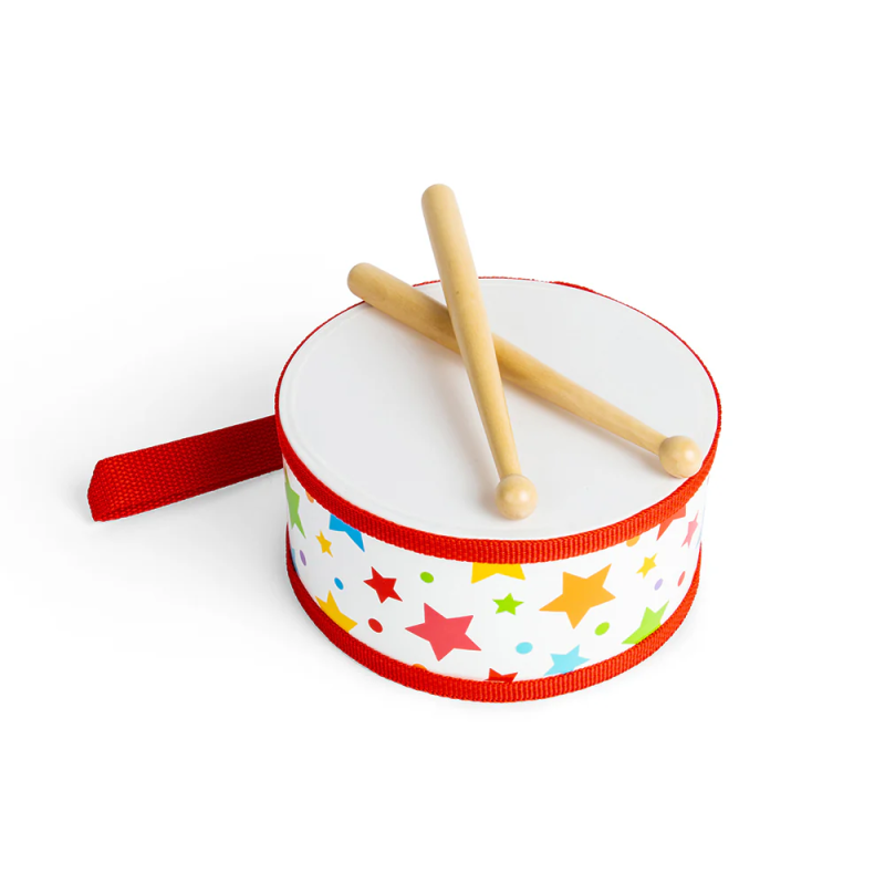 Bębenek z pałeczkami dla dzieci Bigjigs Toys