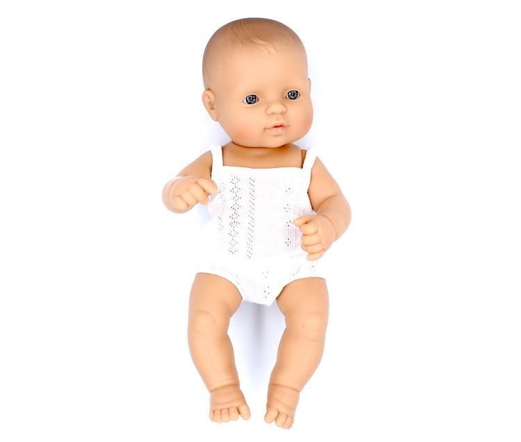 Lalka dziewczynka Europejka 32 cm pachnąca Miniland Baby