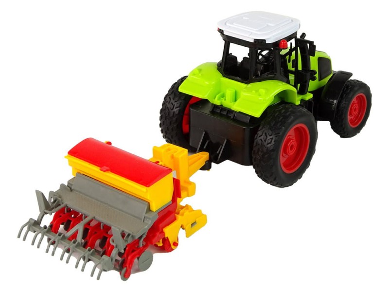 Traktor z prasą zdalnie sterowany Farmer R/C 1:16 Lean Toys