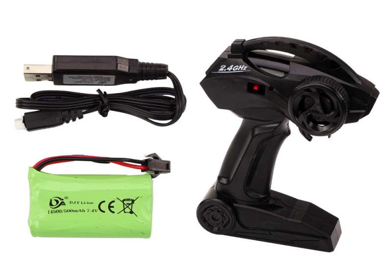 Terenowy samochód Policyjny zdalnie sterowany RC 1:8 Lean Toys