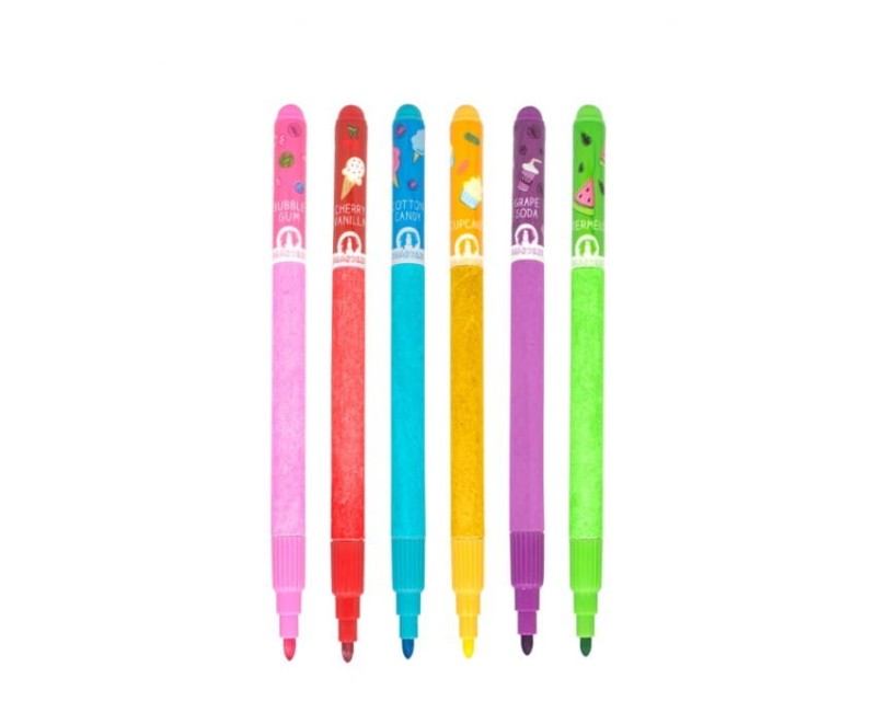 Scentco - pachnące Eko pisaki Smarkers 6 szt.