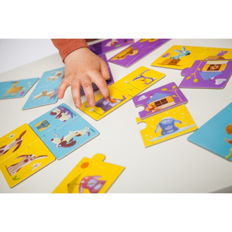Puzzle dwuelementowe Przeciwieństwa - Djeco