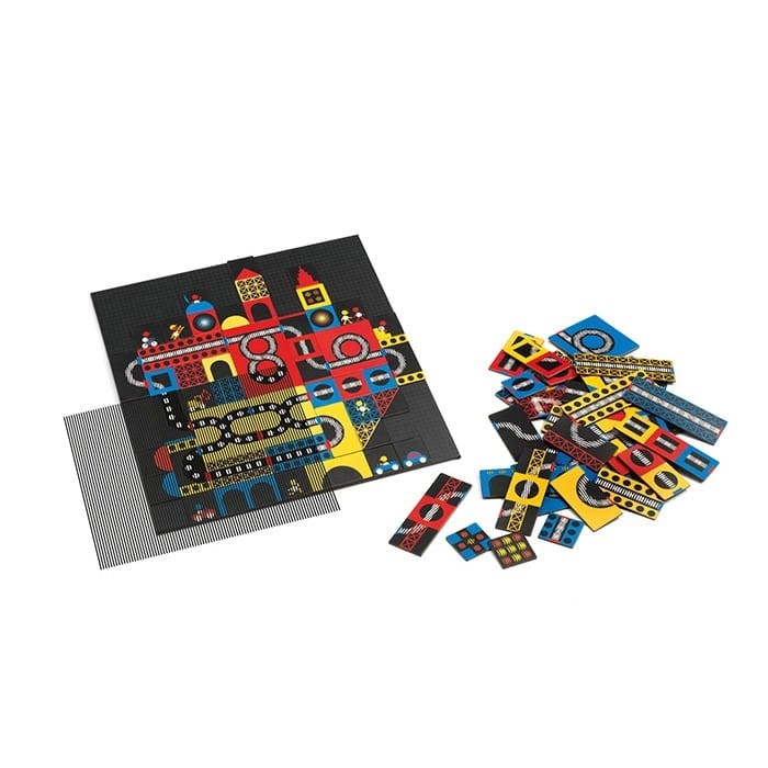 Puzzle Magnetyczne Kinoptik Miasto 123 el. - Djeco