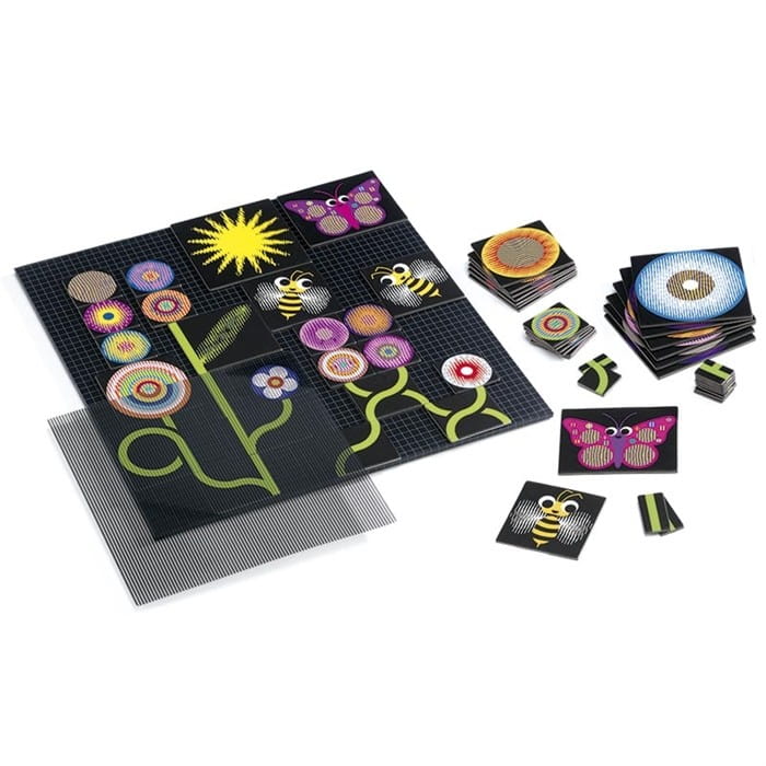 Puzzle Magnetyczne Ogród 107 el. - Djeco