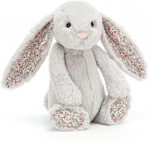 Pluszowy Królik 31 cm Szary Kolorowe Uszka - Jellycat