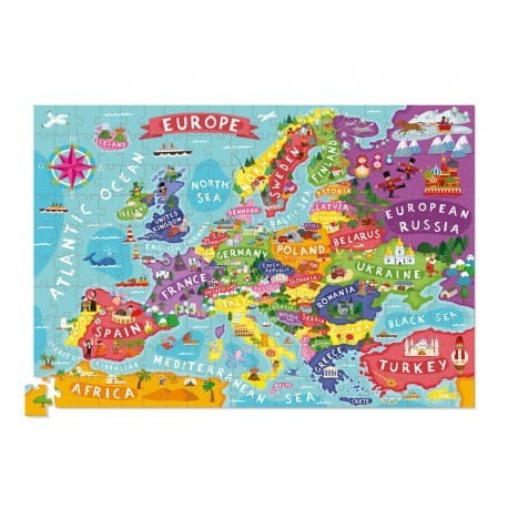 Puzzle 200 el. w Tubie Europa - Crocodile Creek