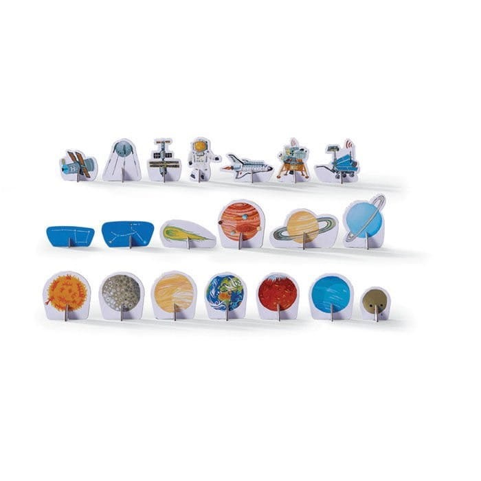 Puzzle 100 el. z Figurkami Odkryj Kosmos - Crocodile Creek