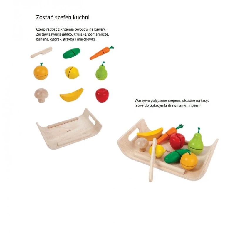 Warzywa i Owoce do Krojenia - PlanToys