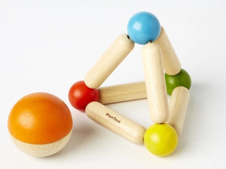 Grzechotka Trójkąt z Kulką - PlanToys