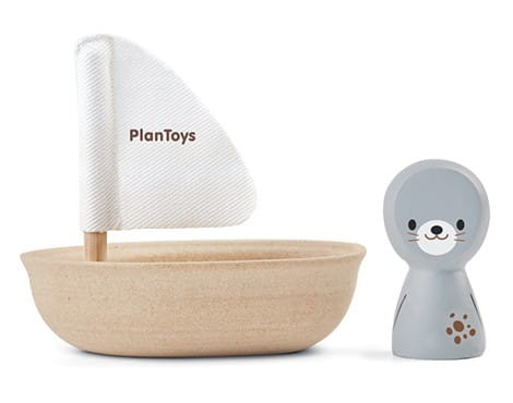 Żaglówka z Foką do Kąpieli - PlanToys