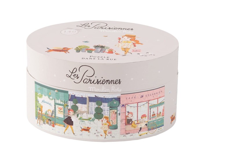 Puzzle 140 el. Les Parisiennes Ulica - Moulin Roty