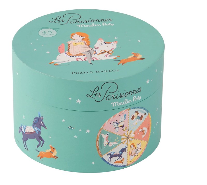 Puzzle 45 el. Les Parisiennes Karuzela - Moulin Roty