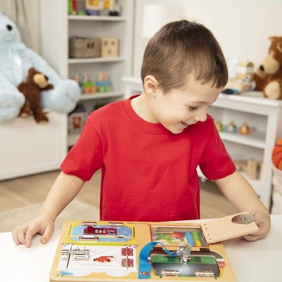Tablica Manipulacyjna Otwieranie Zamków - Melissa & Doug