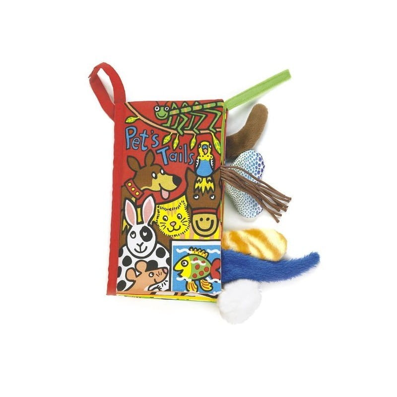 Miękka Książeczka Zwierzęta Domowe z Ogonami - Jellycat