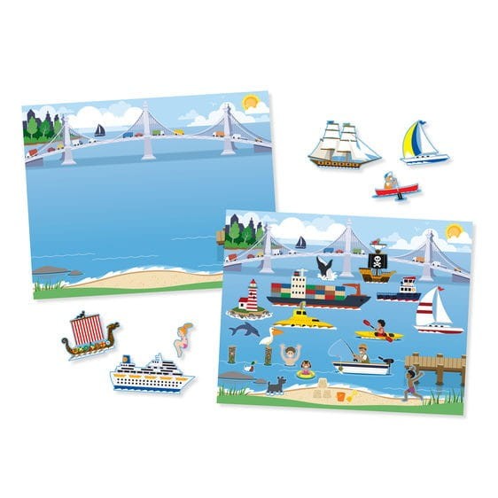 Wielorazowe Naklejki Pojazdy - Melissa & Doug