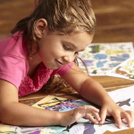 Wielorazowe Naklejki Środowiska Zwierząt - Melissa & Doug