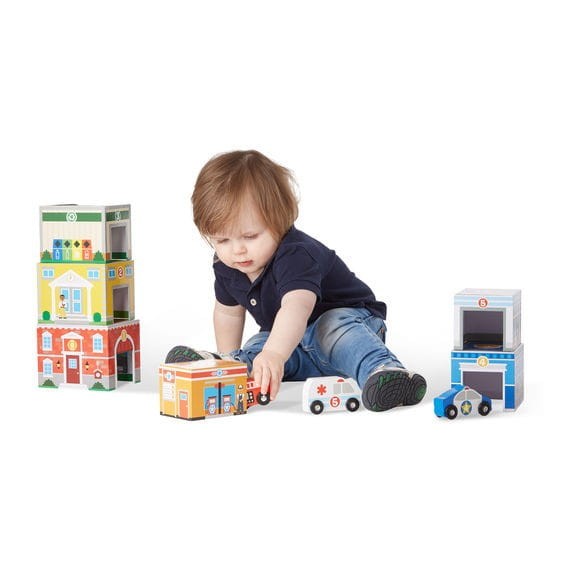 Pudełka Garaże Pojazdy - Melissa & Doug