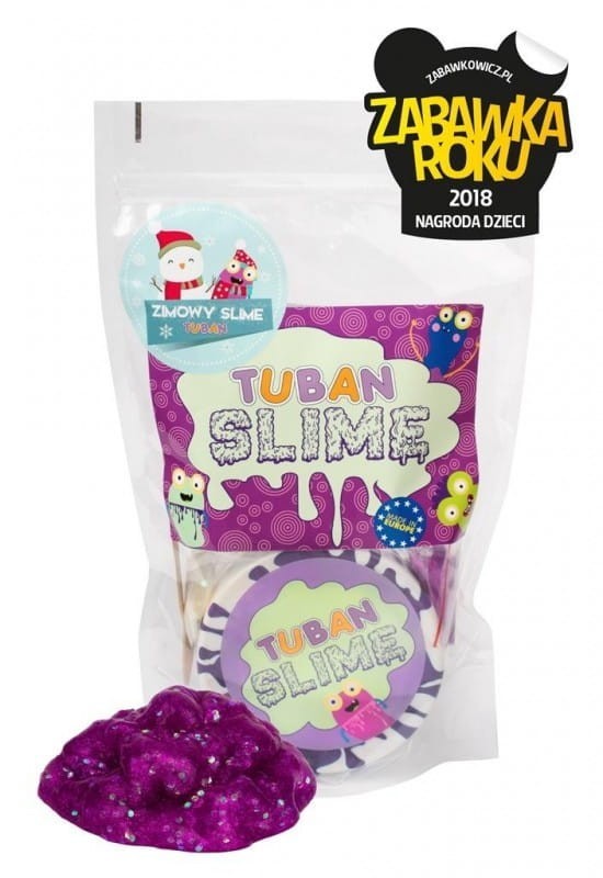 Zestaw Zimowy Slime Pink Snowflakes - Tuban