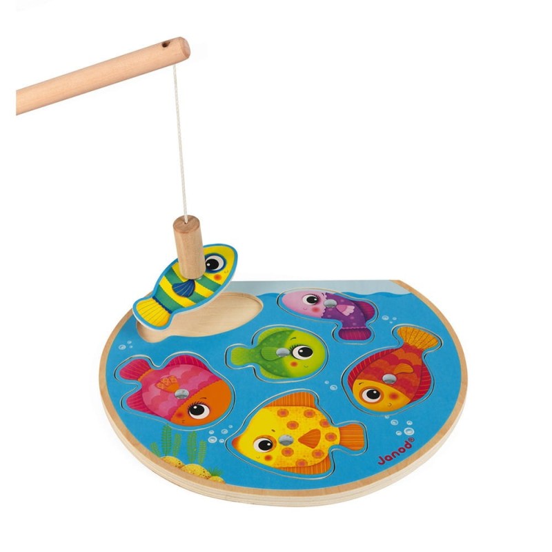 Łowienie Rybek Puzzle z Wędką - Janod