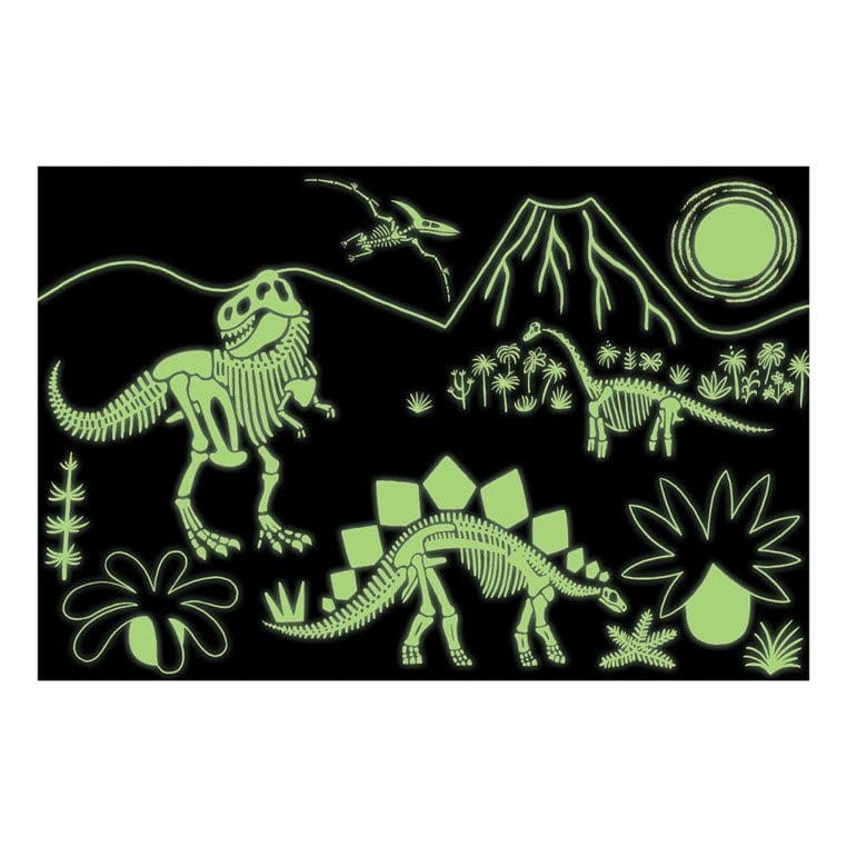 Świecące w Ciemności Puzzle Dinozaury 100 el. - Mudpuppy