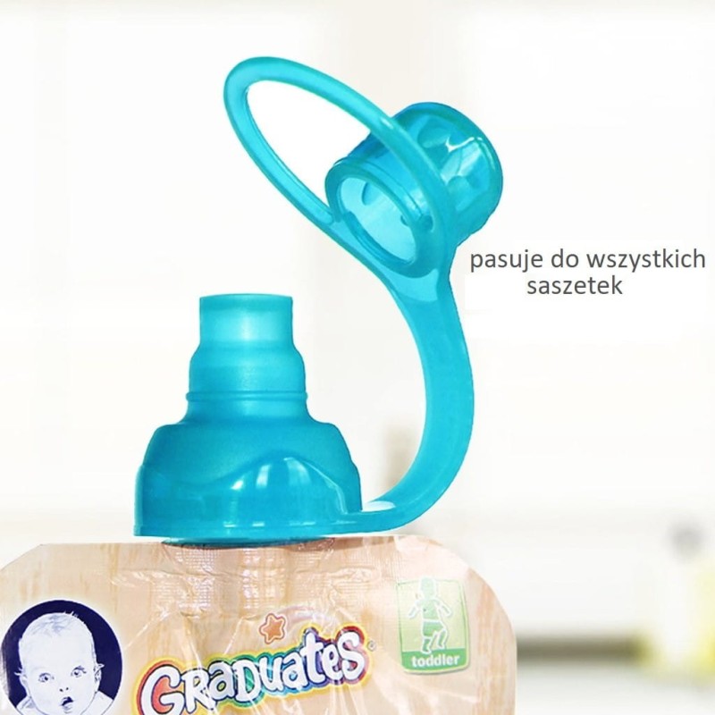 Ustnik Silikonowy Zawór do Saszetek 2 szt. - ChooMee