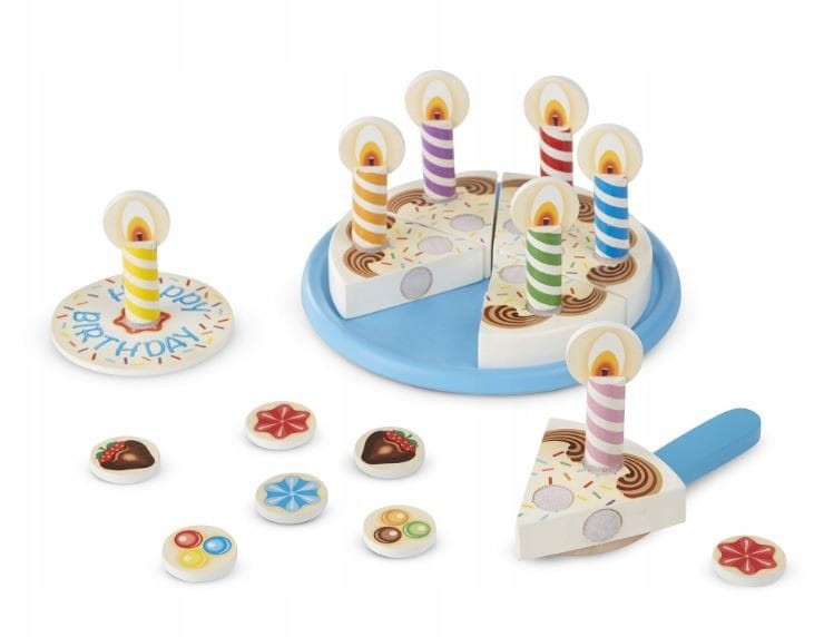 Drewniany tort urodzinowy Ciasto - Melissa and Doug