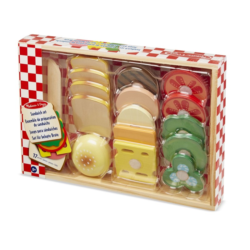Kanapka Jedzenie z Drewna - Melissa & Doug