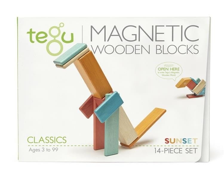 Drewniane Klocki Magnetyczne Classics Sunset - Tegu
