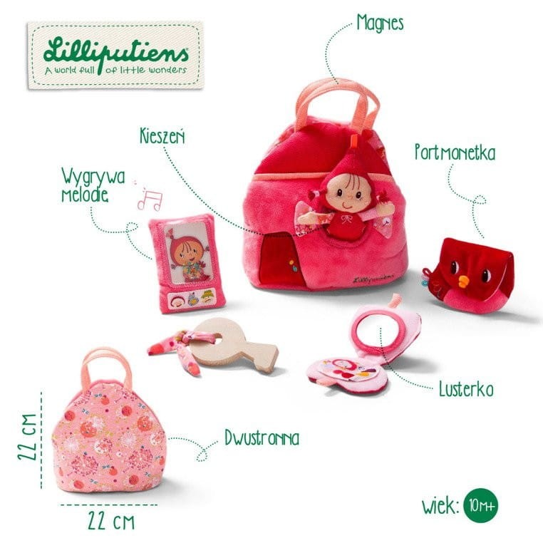 Miękka Torebka Domek Czerwony Kapturek - Lilliputiens