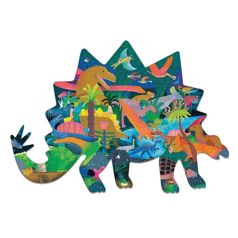 Puzzle kształty Dinozaury 300el. - Mudpuppy