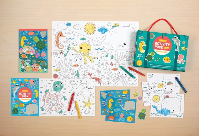 Zestaw Kreatywny Teczka Malowanki Naklejki Pod Wodą - Mudpuppy