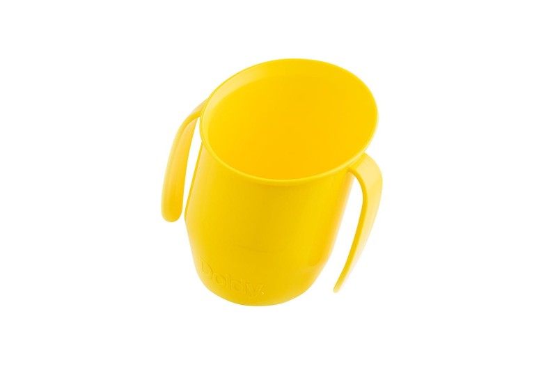 Krzywy kubek 200ml Słoneczny Żółty - Doidy Cup