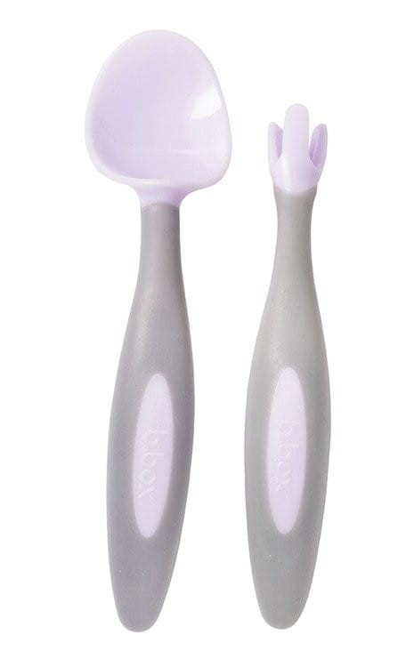 Pierwsze Sztućce do Nauki Jedzenia Toddler cutlery set Gelato Boysenberry - B.box