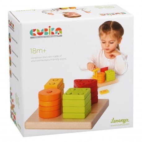 Sorter Kolorów i Kształtów Kwadratowy - Cubika
