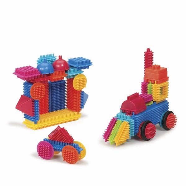 Klocki Jeżyki w Tubie Zestaw Podstawowy 50 el. - Bristle Blocks