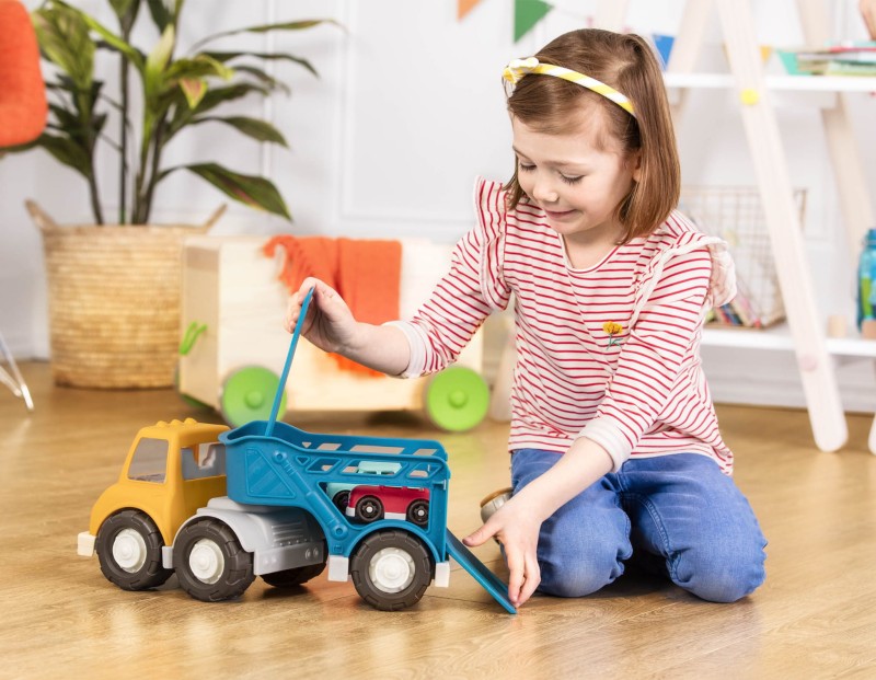 Laweta Ciężarówka z 2 Autami - Wonder Wheels