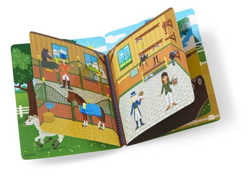Wypukłe Naklejki w Stadninie Koni - Melissa & Doug