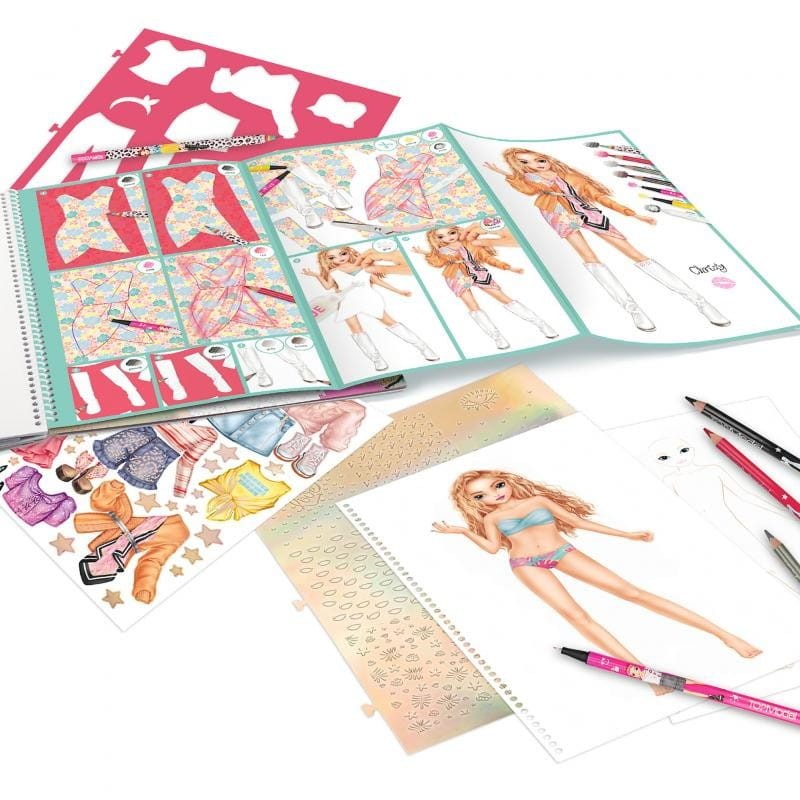 Szkicownik Projektowanie Ubrań Special Design Book - Top Model