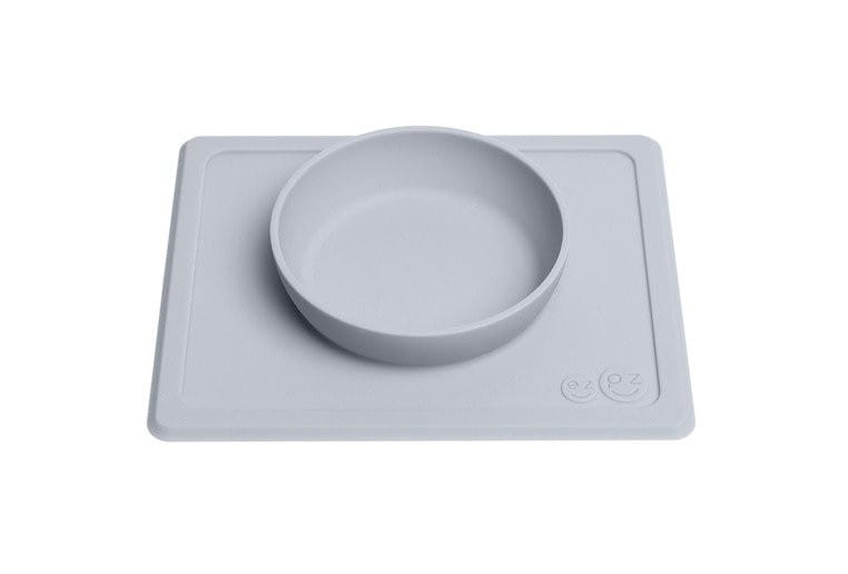Silikonowa Miseczka Podkładka 2w1 Mini Bowl pastelowa szarość- ezpz