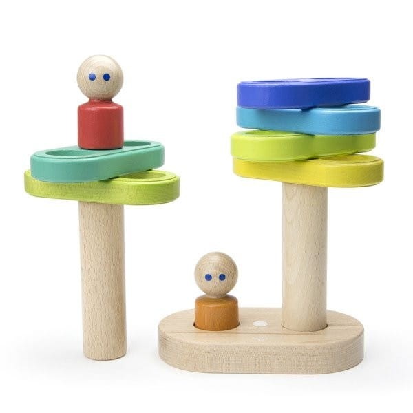 Drewniane klocki magnetyczne BABY & TODDLER Układanka - Tegu