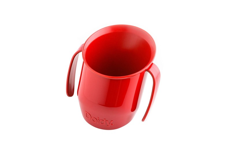 Krzywy kubek 200ml Czerwony - Doidy Cup