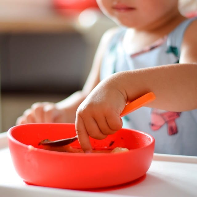 Miseczka z Przyssawką Talerzyk Czerwony - Doidy Bowl