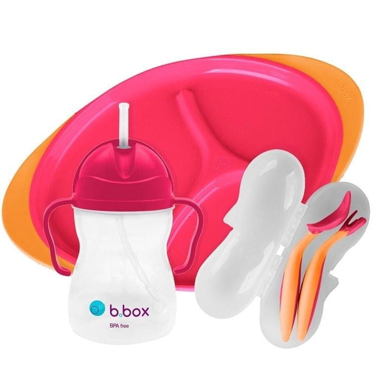 Zestaw do Rozszerzania diety i karmienia Strawberry Shake - b.box