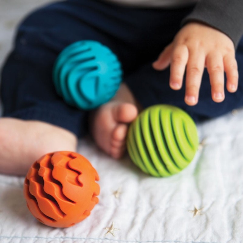 Sensoryczne Piłeczki Kule Senosry Rollers - Fat Brain Toys