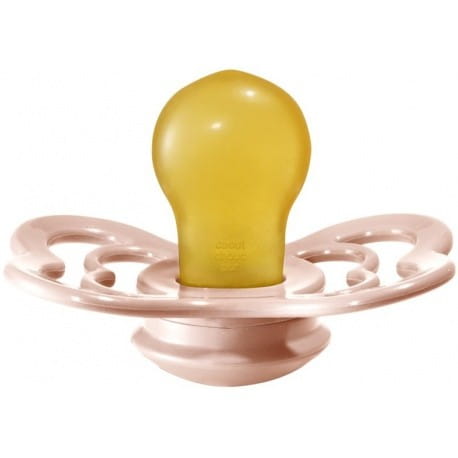 Smoczek Uspokajający z Naturalnego Kauczuku +6 mies. Blush - BIBS Supreme