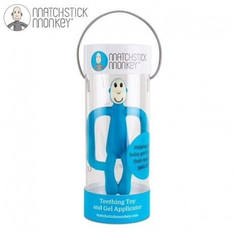 Małpka Gryzak na Ząbkowanie Blue - Matchstick Monkey