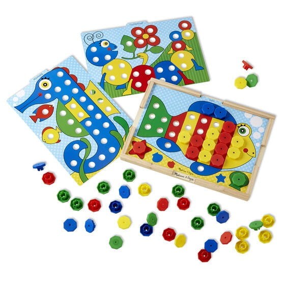 Mozaika Sorter Zwierzęta Sort-and-Snap Colour Match - Melissa & Doug