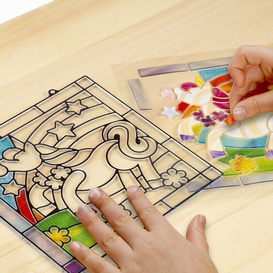 Witraż Mozaika DIY Jednorożec - Melissa and Doug