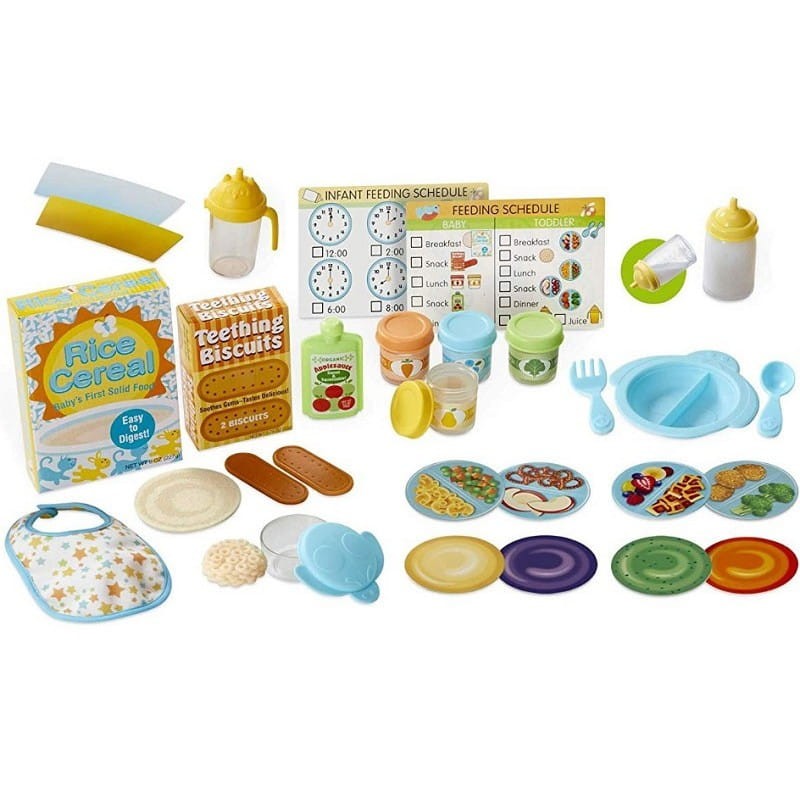 Zestaw do Karmienia i Rozszerzania Diety dla Lalki - Melissa & Doug
